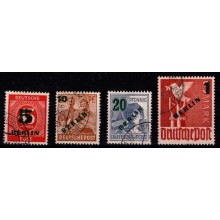 1949 - Berlin - AFA 64-67 - Frimærke - Stemplet.